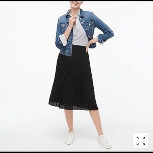 BRAND NEW! WITH TAGS! J Crew Pleated Midi Skirt